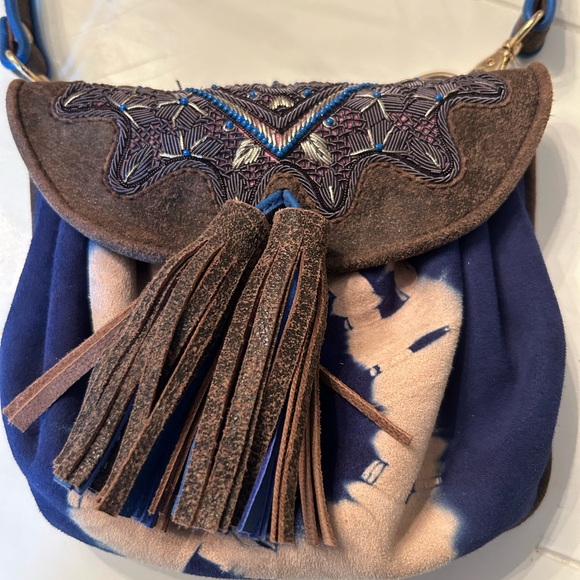 Meher Kakalia Accordion Tie Dye Mini Bag - Picture 6 of 9